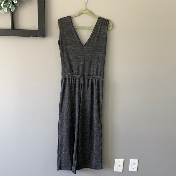 Alternative Apparel Cropped Lounge Jumpsuit Romper - Picture 1 of 6